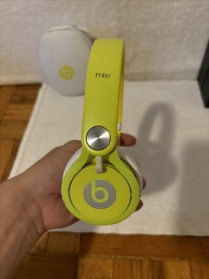 Beats by Dr. Dre Mixr Ear Headphone Neon Yellow White Limited