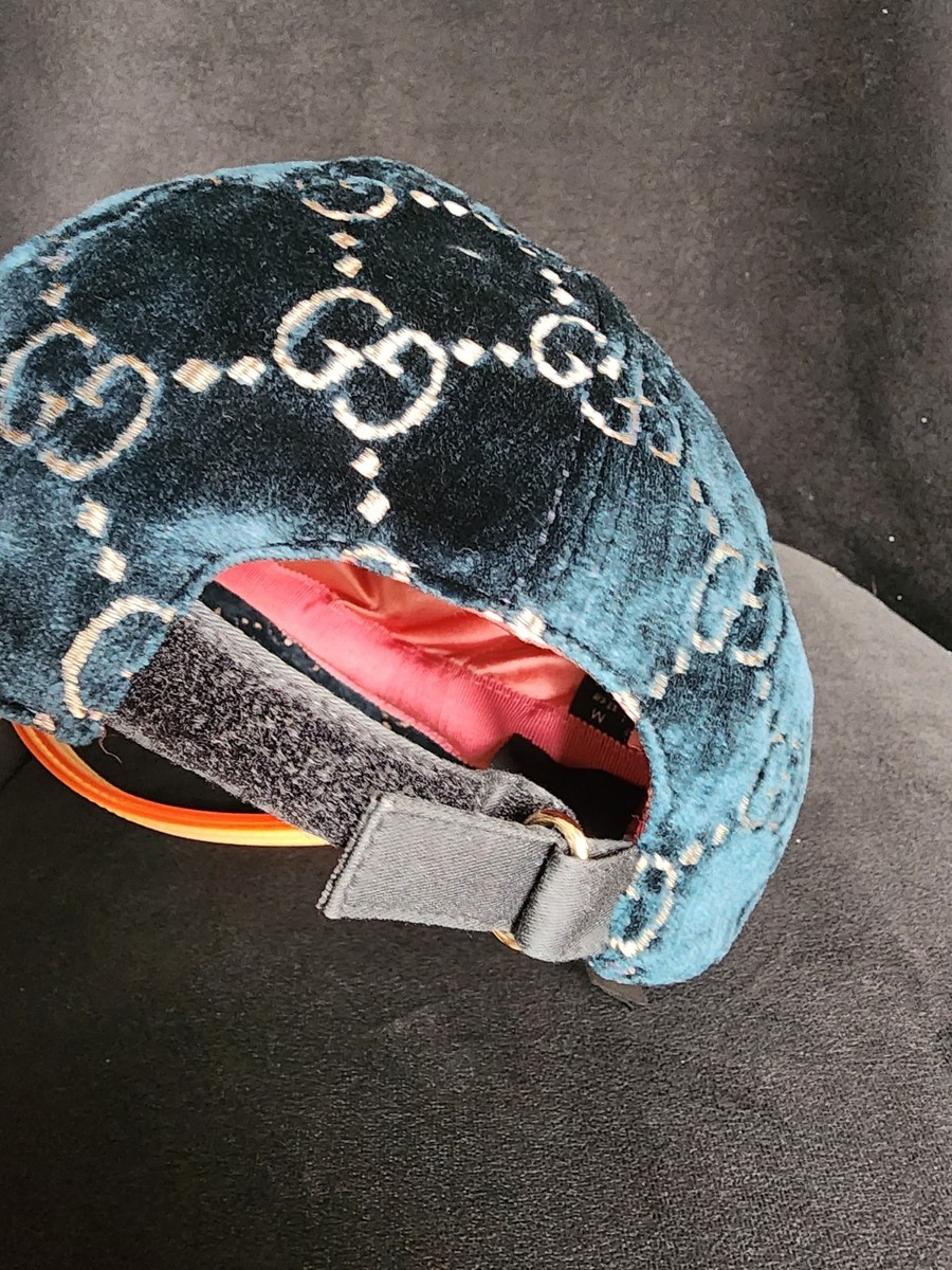 Authentic Gucci GG Logo Velvet Hat ( Unisex ) | eBay