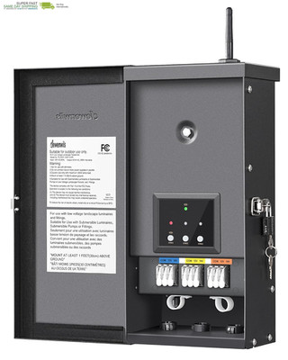 300W Low Voltage Landscape Transformer Wifi with 3 Zones, Outdoor Smart Low Volt