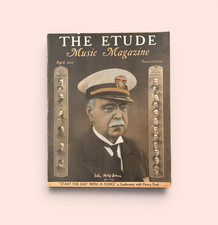 The Etude Music Magazine April 1936 John Philip Sousa Cover