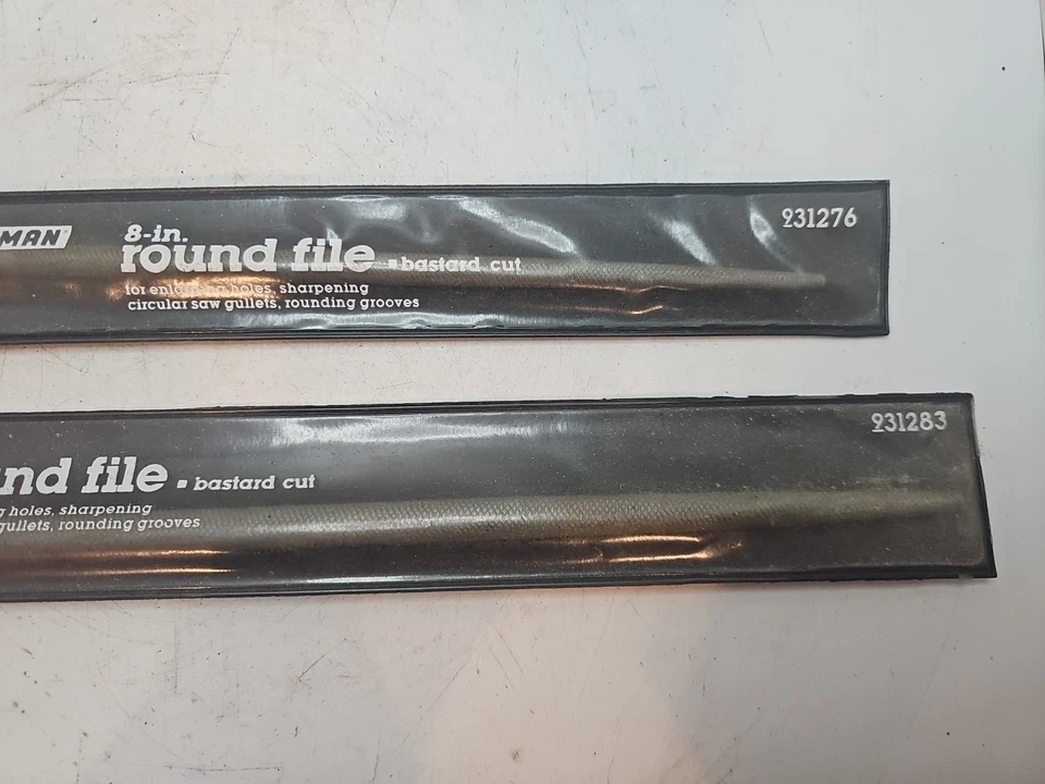 Craftsman 8" 10" round file 31276 31283 new in package - Image 4 of 4