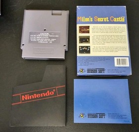Milon's Secret Castle Nintendo NES Complete in Box CIB