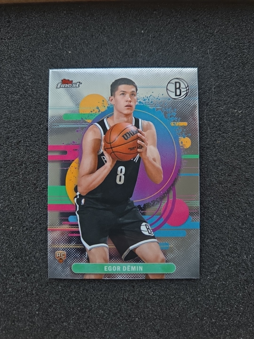 2025-26 Topps Finest - Uncommon Egor Demin #108 Refractor (RC)