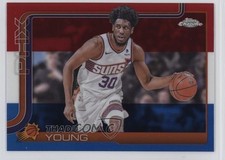 2025-26 Topps Chrome Red White & Blue Refractor Thaddeus Young #135 0fp5