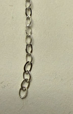 2.2x1.7mm flat cable chain Sterling silver 20ft
