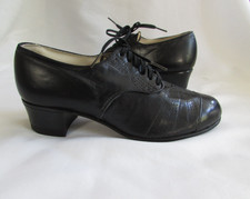 Vintage Windgfoot Goodyear Heel Lace Up Oxfords Wingtip Leather Shoes 5.5 Narrow