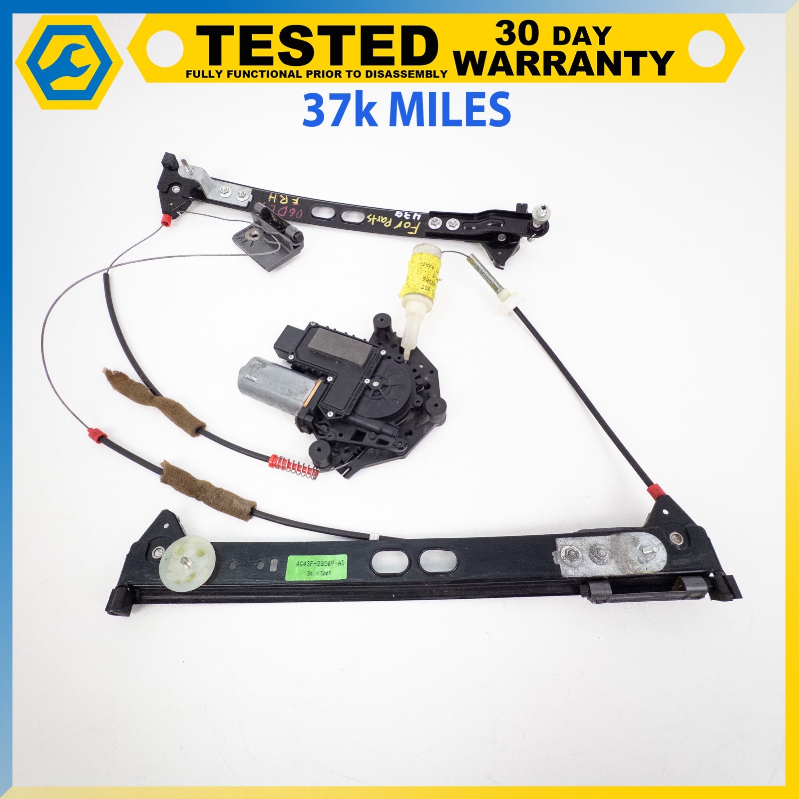 FOR PARTS 05-18 ASTON MARTIN DB9 VANQUISH FRONT RIGHT WINDOW REGULATOR MOTOR OEM
