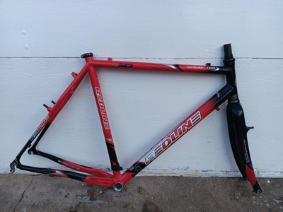58cm 2009 Redline Conquest Team Aluminum Scandium Cyclcross Frame Fork Frameset