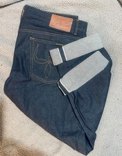 Brave Star Selvedge Jeans Men 40 x 36 with 16.5oz Sensei Japan Selvage Denim