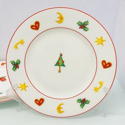 Dibbern Seasons Greetings Christmas 1 Teller Frühstücksteller 21,5 cm Tannenbaum