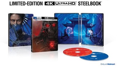 Mortal Kombat II 2 STEELBOOK 4K UHD + Blu-ray + Digital NEW - HELPS STRAYS