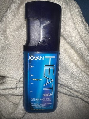 Jovan HEAT FIRED UP Cologne Body Spray For Men 8.4 OZ/ 250 ML NEW VINTAGE