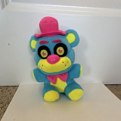 Funko Freddy Fazbear Plush Doll Five Nights at Freddy's Blue Yellow Pink Hat