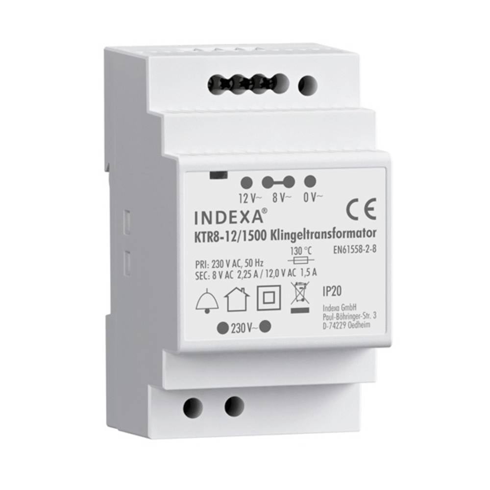 Transformateur pour carillon électrique PENTATECH alimentation stable 8V et 12V AC