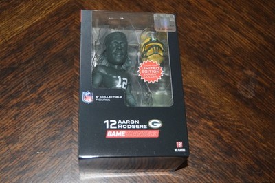 New! AARON RODGERS Packers COLLECTIBLE 6'' ALL GREEN FIGURE NFL GAME CHANGER