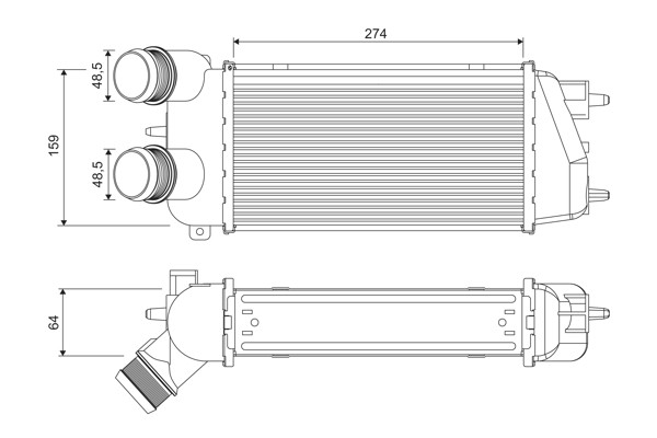 VALEO-OE 818371-OE Charge Air Cooler
