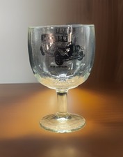 1928 Chrysler Antique Car Footed Beer Goblet Barware Memorabilia Collect Vtg 60s 1928 Chrysler Antique Car Footed Beer Goblet Barware Memorabilia Collect Vtg 60s