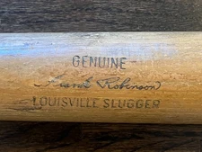 PRO MODEL R133 FRANK ROBINSON BASEBALL BAT HOF 34" LOUISVILLE SLUGGER USED VTG