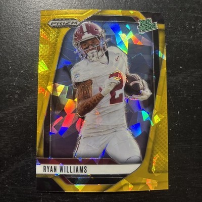2025 Panini Prizm Draft Picks - Ryan Williams #151 Gold Ice Prizm (RC)
