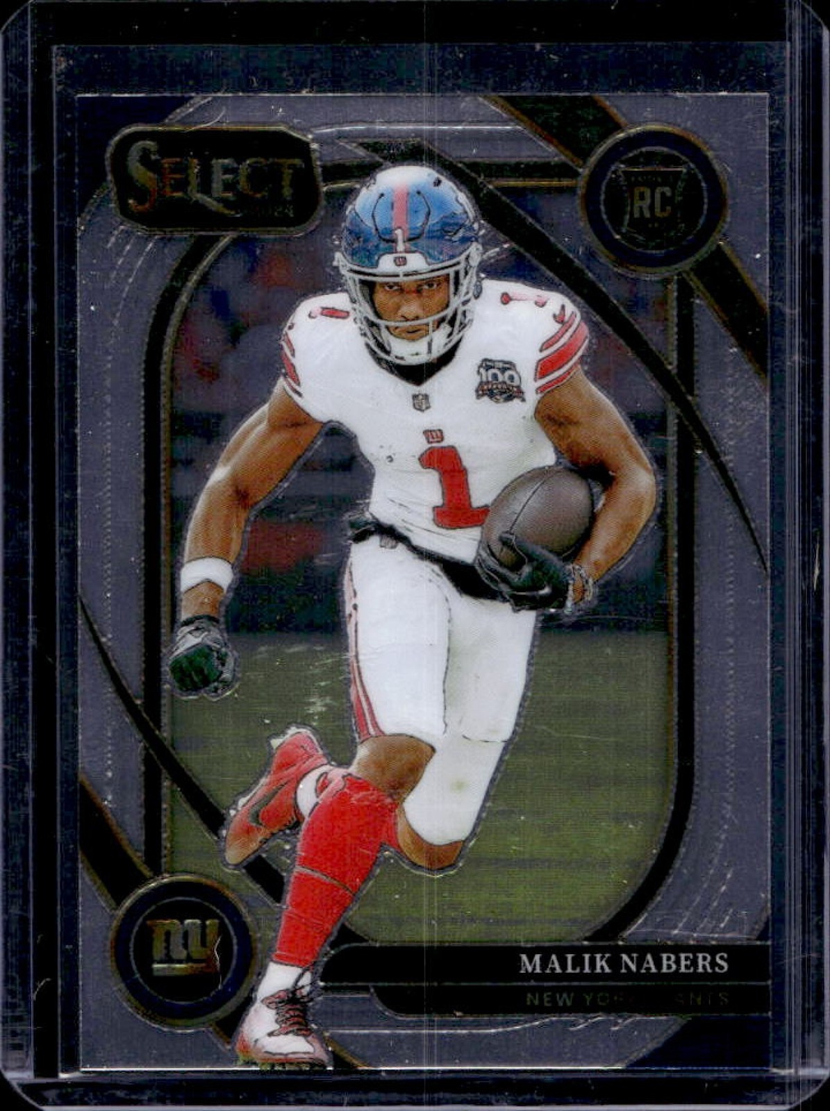 2024 Panini Select Malik Nabers Club RC Rookie #220 Giants