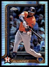 Yordan Alvarez 2025 Topps Chrome #267 Astros Insert ? SEE SCAN! FREE SHIPPING