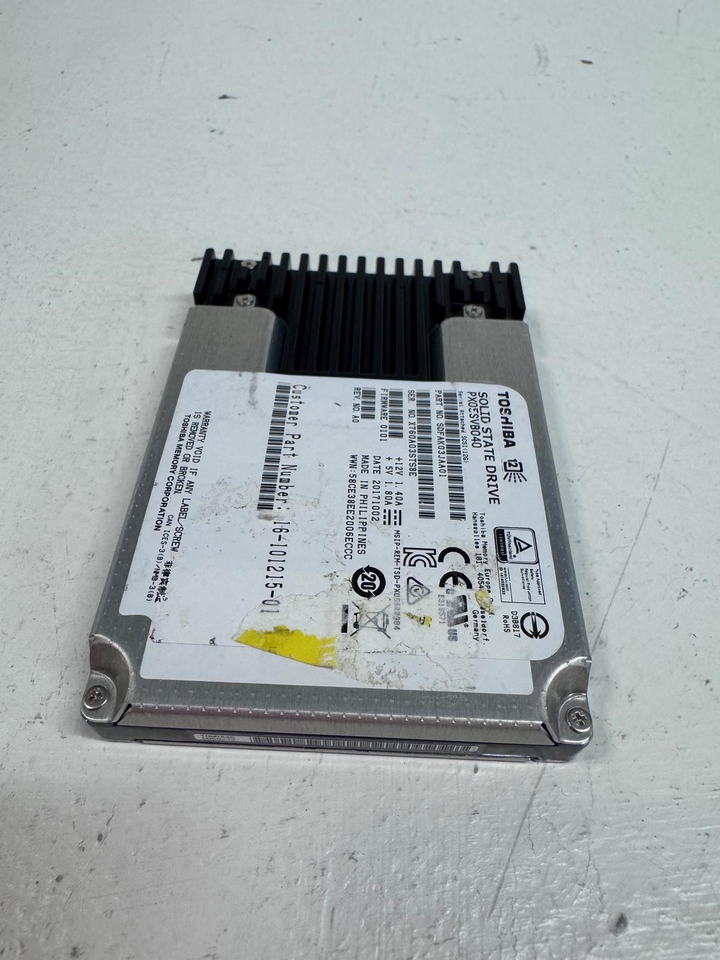 Toshiba PX05SVB040 400GB 2.5" 12Gb/s SAS Solid State Drive P/N: 16 ...