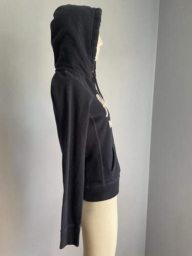vintage abercrombie and fitch Navy Hoodie Girls M - Picture 4 of 9