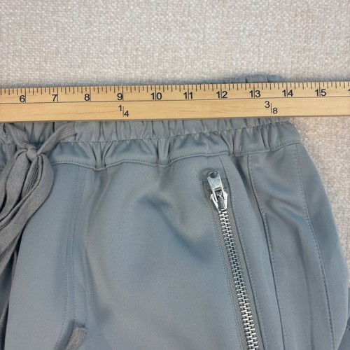 GVAPI Mens MMXV Grey Technical Track Pants Zipper Ankle Joggers Size 34 - Picture 6 of 12