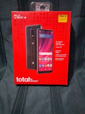 Total by Verizon Blu View 4 32GB Black B135DL Smartphone WP607
