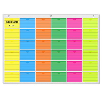 3x5 index card sleeves BetterJonny Organizer, Index Cards Clear Plastic Holder Organizer Pouches Book Recipe Card Holder Flash Cards Holder, 40 Page Hold 160 Cards, 200 Pcs Post-It Index Tabs : Office Products quality protection and feature crystal clear pockets sized for a 3” x 5” recipe card Turn your recipe collection into a keepsake with EnvyPak mini A5 page protectors Self Adhesive Index Card Pockets
