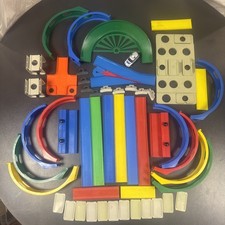 Darda Bahn Schienen Teile Sammlung Konvolut Kurven Geraden Looping 1 Auto