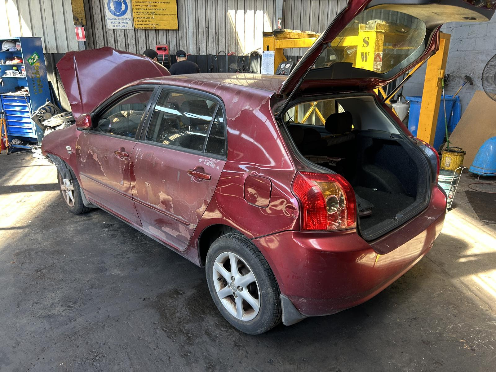 Toyota Corolla Right Rear Window Regulator ZZE122 12/2001-06/2007 - thumbnail 5