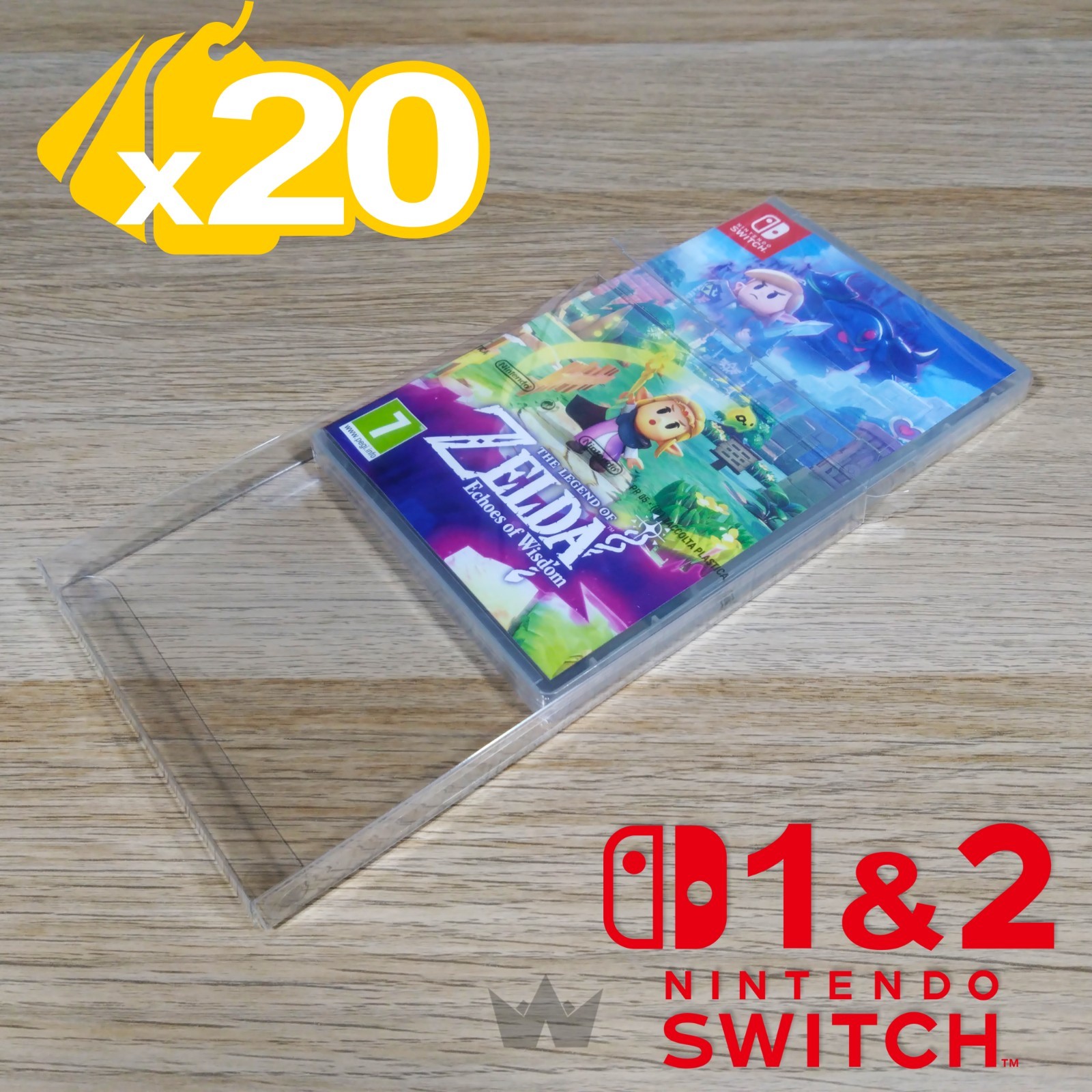 Boitier protection Nintendo Switch en PET haute densité - Écrin de préservation Crystal Box