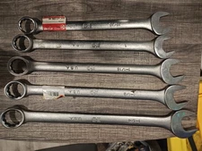 KD Tools 5-Piece 12-Point SAE Large Long Add On Combination Wrench Set New Usa
