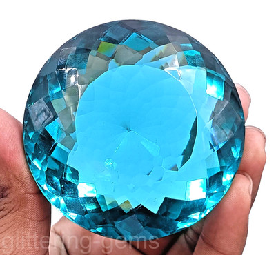 Natural Aquamarine 1003.80 Ct Giant 68mm Round Cut IGL Certified Gemstone 5DNZ
