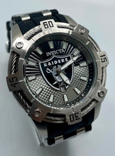 Invicta Las Vegas Raiders Watch Mens 52mm Black Steel  42066 