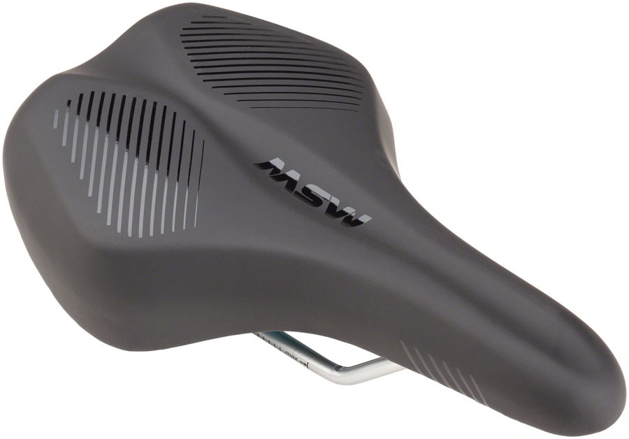 MSW SDL-164 Spin Fitness Bicycle Saddle with Steel Rails Dual-Density Foam - 7790₽