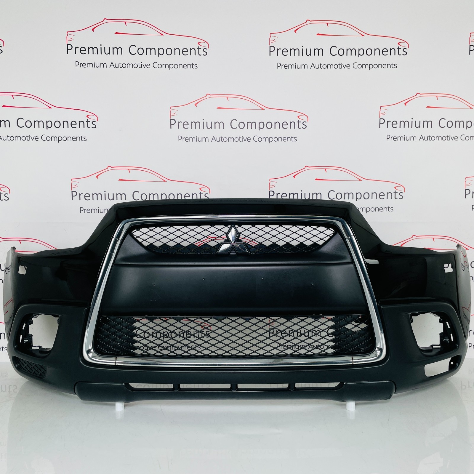 Mitsubishi ASX Front Bumper Mk1 Genuine Black With Jets 2010 - 2012 [AP46]