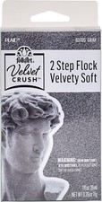 FolkArt Velvet Crush Flocking Kit Gray Velvety Soft