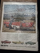Vintage 1957 Desoto De Soto Fireflite 2-door Sportsman Full Page Original Ad