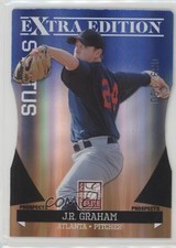 2011 Donruss Elite Extra Edition Prospects Blue Status Die-Cut JR Graham sh7