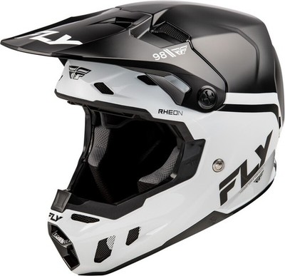 Helm FLY RACING Formula CC Objective - schwarz/weiß