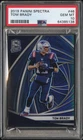 * POP 1 * 2019 Panini SPECTRA 05/99 Tom Brady PSA 10 Gem Mint #46 PATRIOTS