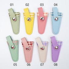 Embroidery Scissors Sheath Color Lattice Scissors Protective Cover for Sewing