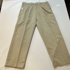 Dockers Golf Pants 34x30 Relaxed Fit Pleated Khaki NWT Performance