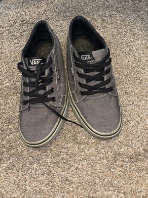 Vans Bishop Mens Size 8.5 Gray Shoes Skateboarding Casual Walking School Sports
