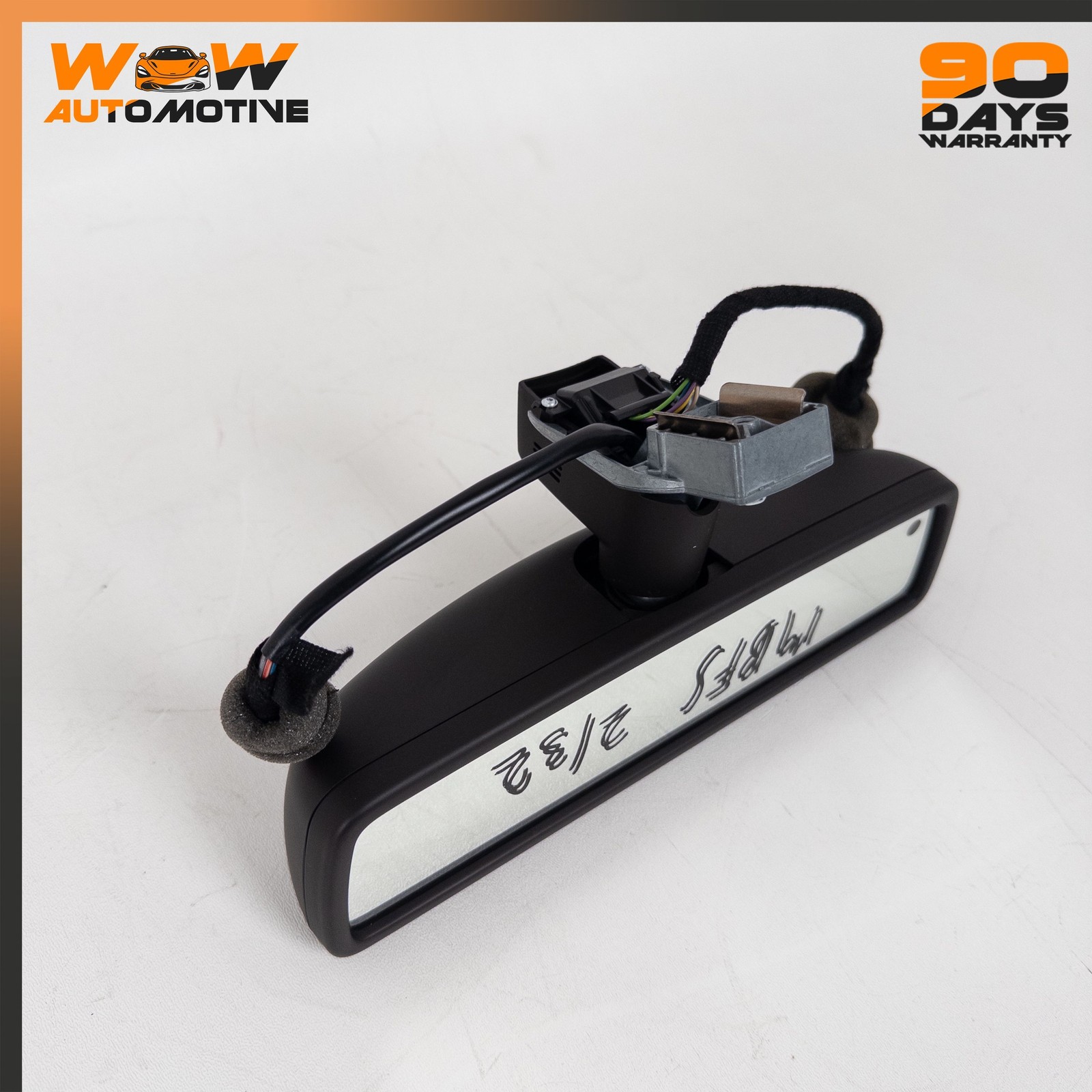 06-19 BENTLEY FLYING SPUR INTERIOR REAR VIEW MIRROR ASSEMBLY BLACK OEM