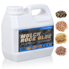 64OZ Mulch & Rock Glue for Landscaping, Powerfully Lock Pea Gravel and Most Mulc