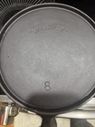 Rare Vintage Wagner #8 Early Arched Logo Round Griddle