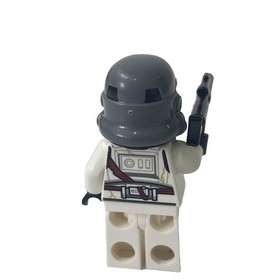 LEGO Night Trooper Minifigure Star Wars Ahsoka 75385 White Grey Excellent